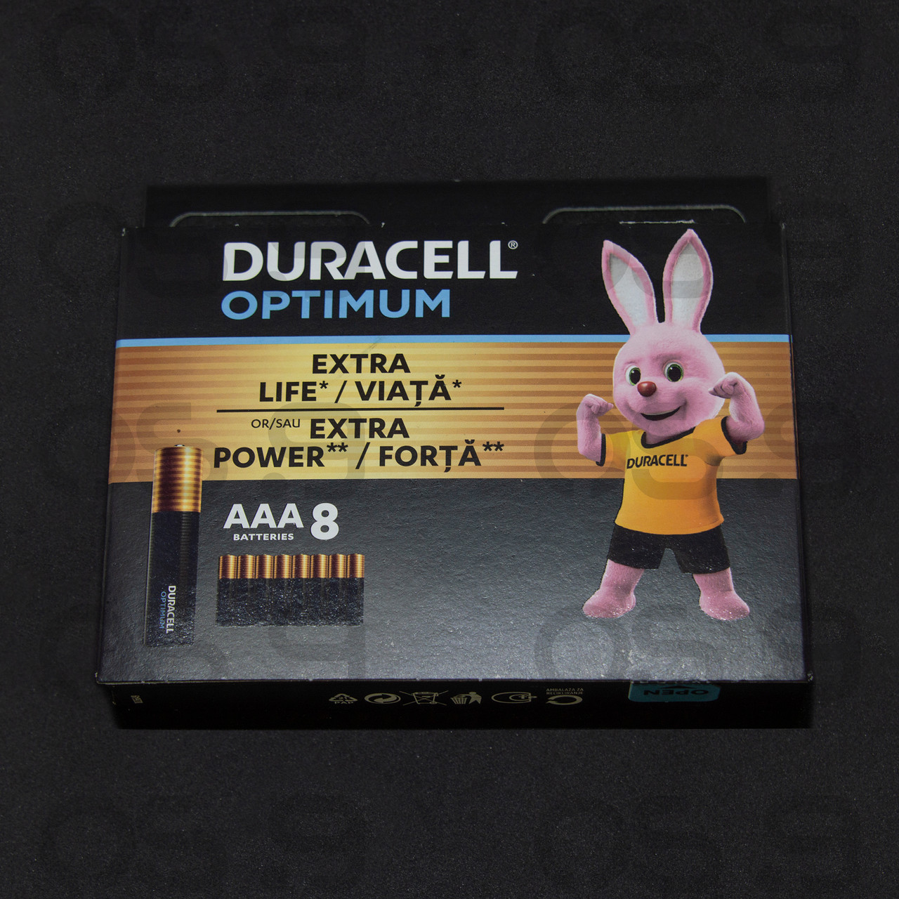Батарейки Duracell Optimum AAA, LR3 (ціна за 8 шт)