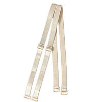 Бретелі для бюстгальтера 1 см беж