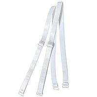 Бретелі для бюстгальтера 1 см білий