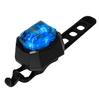 Велоліхтар (стоп) AQ-009-3LED (2xCR2032) в асорт., ліхтар для туризму