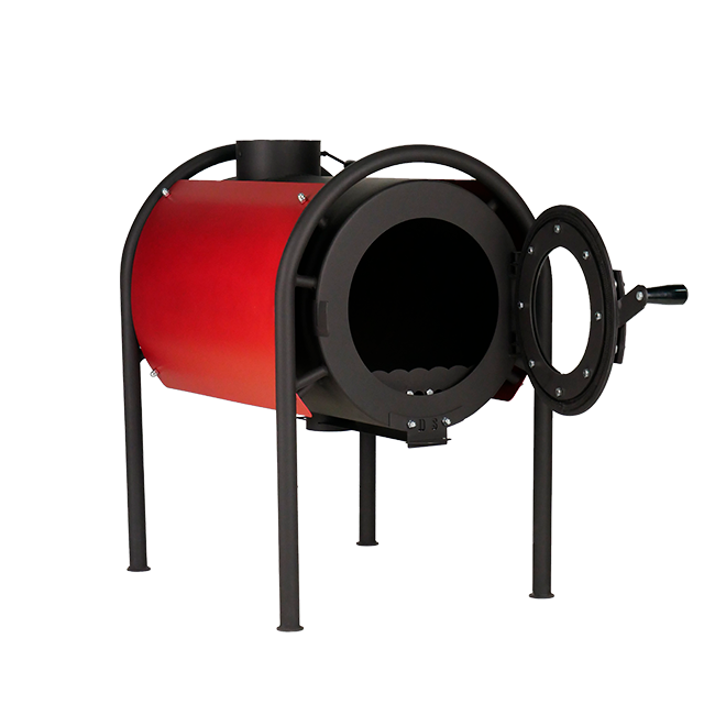 Піч опалювальна DS Modern + кожух червоний, фото 1