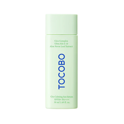 Заспокійлива сонцезахистна сироватка  з центел. азіатською Tocobo Cica Calming Sun Serum SPF50+ 50 мл