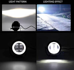 Туманки LED 2 шт. Нові Універсальні для Позашляховика, Мотоцикла 20вт Led Протитуманки