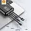 Зовнішній акумулятор WUW U39 10000 mAh 1 USB, 2 A, кабелю: Lightning, Type-C, Micro USB, BLACK, фото 4