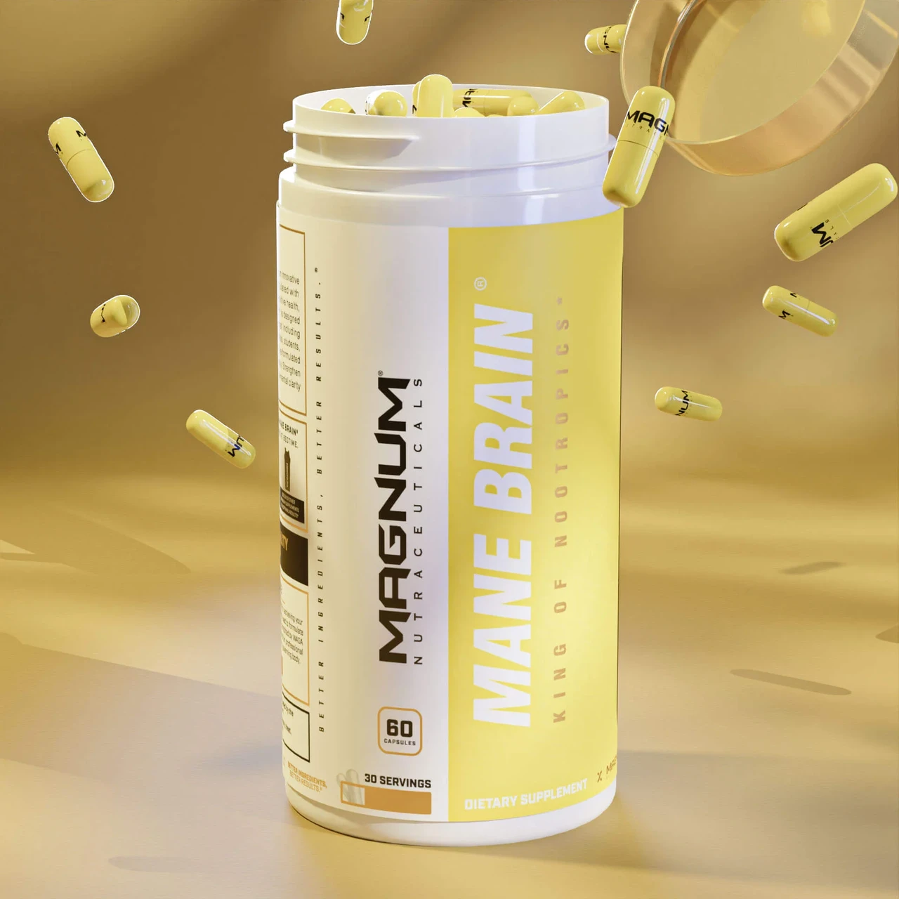 Покращення мозкової активності Magnum Mane Brain 60 капс / 30 порцій ноотроп
