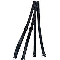 Бретелі для бюстгальтера 0,8 см чорний