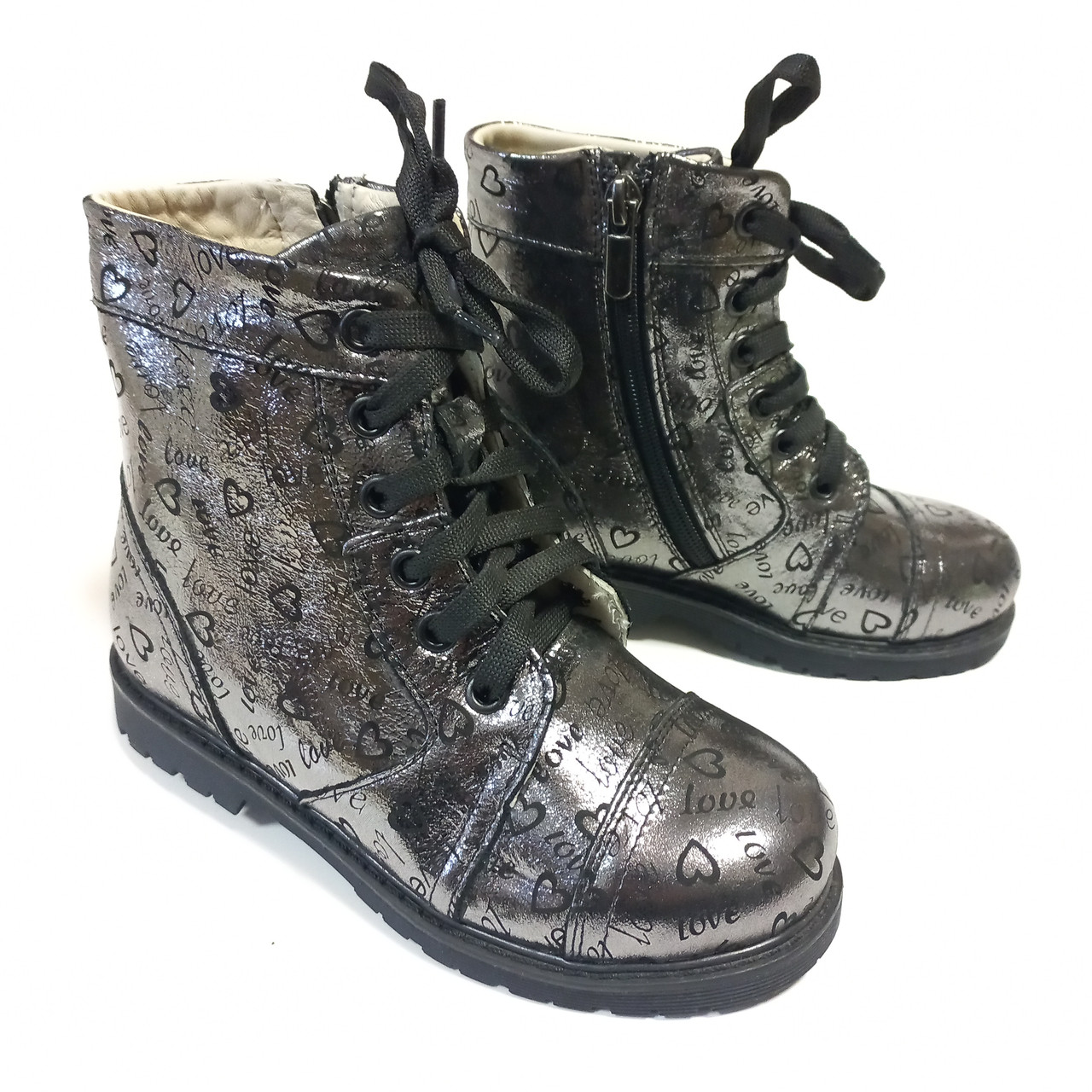 Ортопедичні черевики для дівчинки 210-SLove-34, фото 1