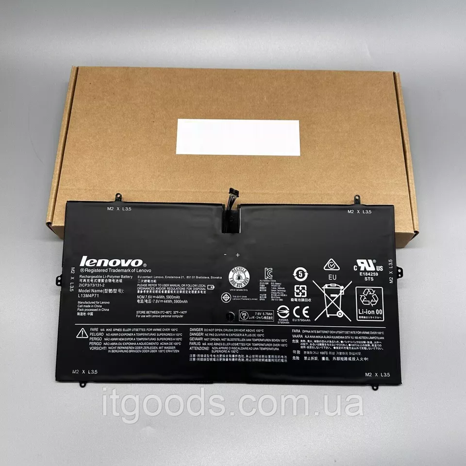 Оригінальна батарея Lenovo 7.6V 44Wh L13M4P71 L14S4P71 ThinkPad Yoga 3 Pro 1370