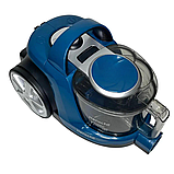 Пилосос контейнерний без мішка для сухого прибирання Henschll 3000 Вт, з фільтром HEPA та телескопічною трубою, XN19-89, фото 4