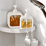 Диспенсер дозатор для рідкого мила антисептика гелів шампуню 300 мл Дифузор для ванної кухні аксесуар, фото 5