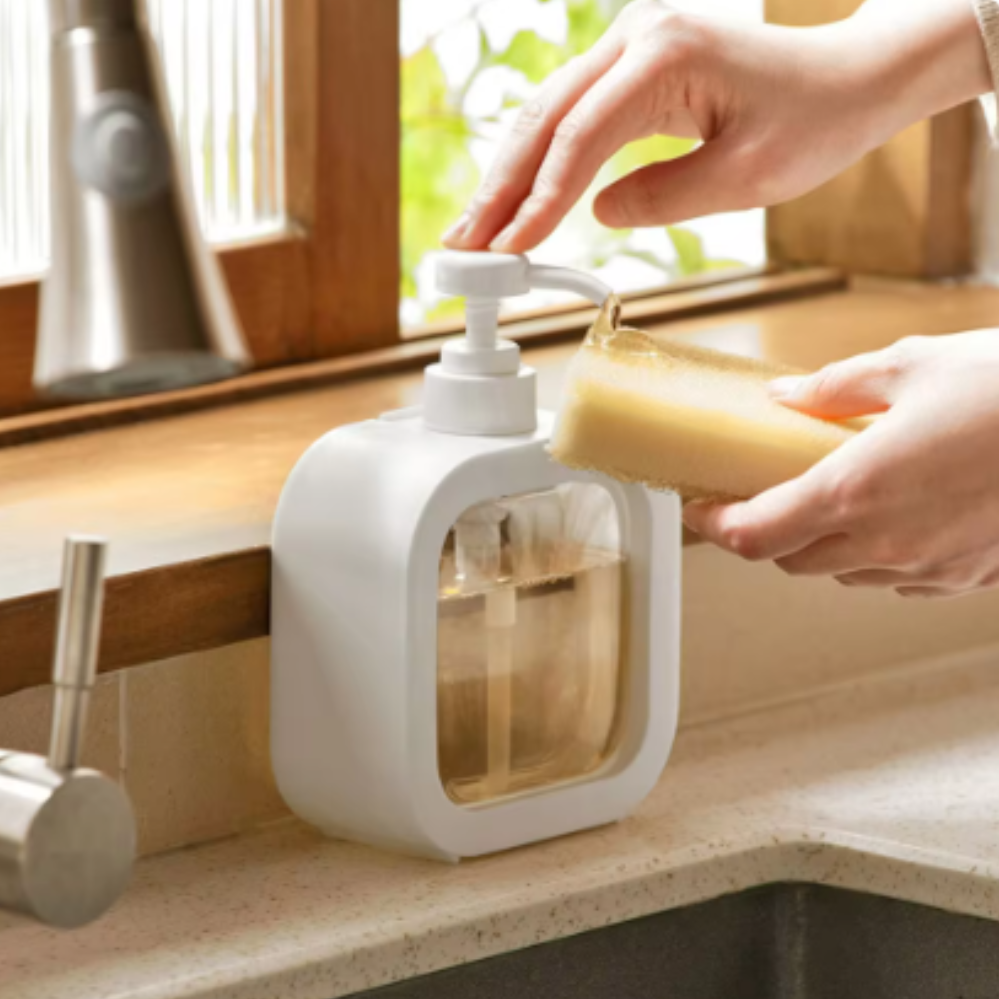 Диспенсер дозатор для рідкого мила антисептика гелів шампуню 300 мл Дифузор для ванної кухні аксесуар, фото 1