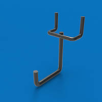 Кронштейн для перфорації Хук-4x30, чорний