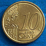 Монета Ватикана 10 євроцентів 2018 р., фото 2