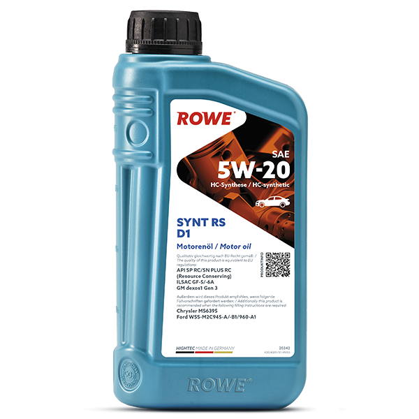 Моторна олива Rowe 5w20 Hightec Synt RS D1 1л