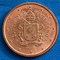 Монета Ватикана 5 євроцентів 2018 р.