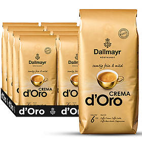 Кава в зернах Dallmayr d'Oro Crema 1кг , 8шт/ящ , Німеччина