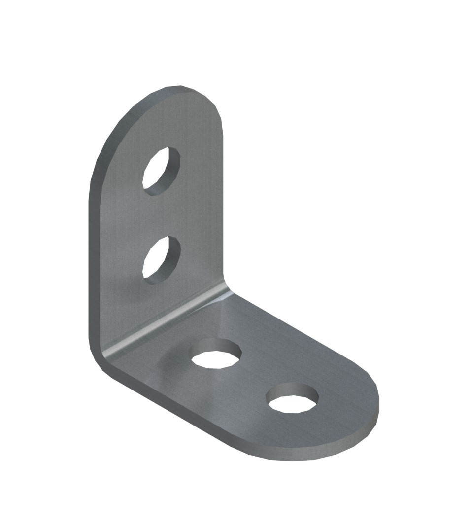 Куточок вузький перфорований (27х27х16х2мм) ТМ "KOLCHUGA" (Кольчуга) (40312077)