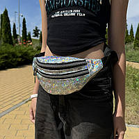 Сумка бананка для дівчинки голограма