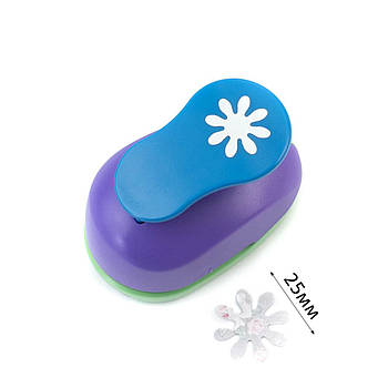 Фігурний дирокол "Квіточка 3" - 2,5см IND040