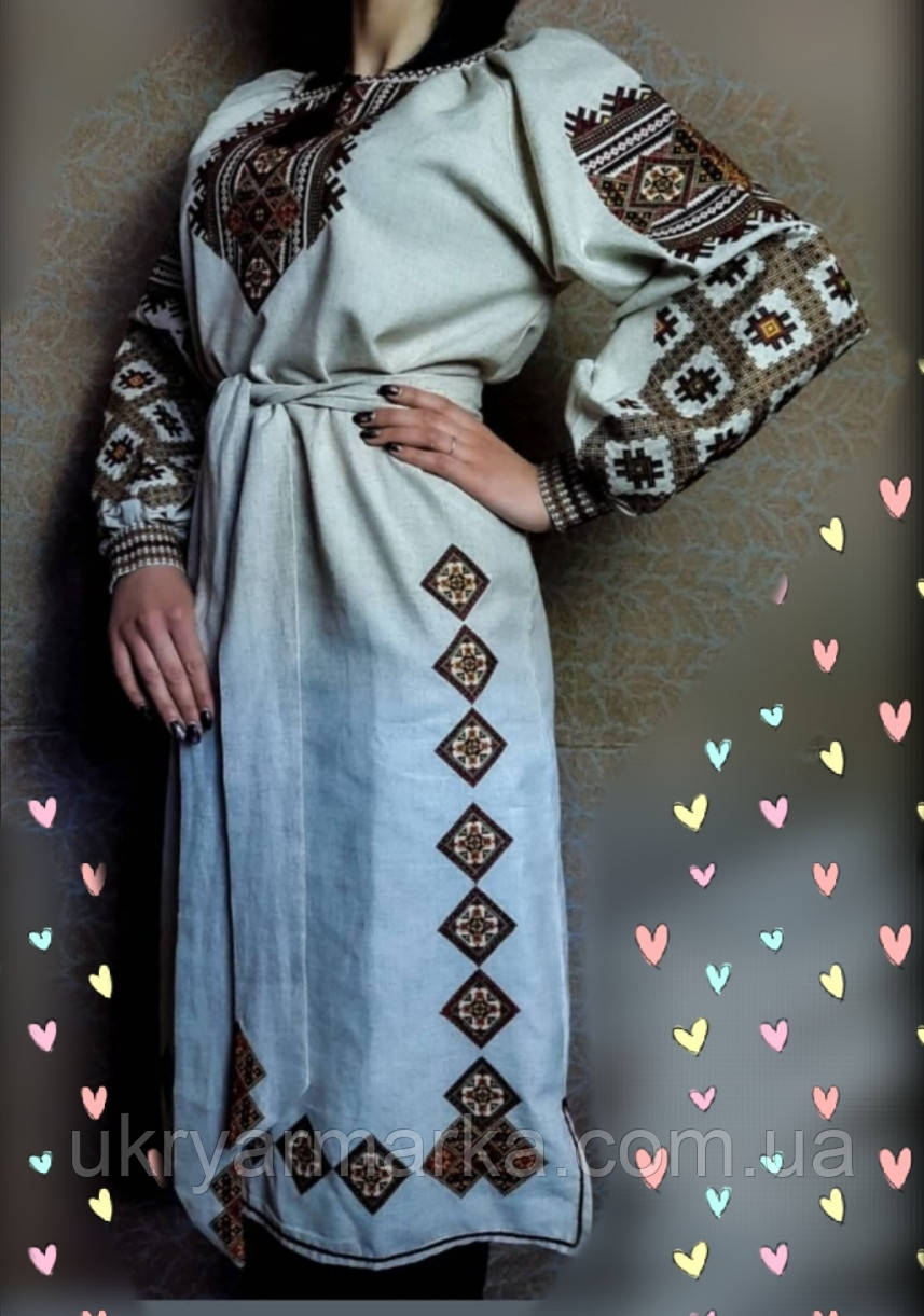 Вишите плаття ексклюзивне "Гуцульське", фото 1