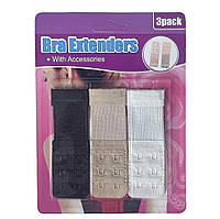 Набір подовжувачів для бюстгальтера 3,2х9,5 см 2 гачка