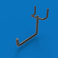 Кронштейн для перфорації Хук-5x50, чорний