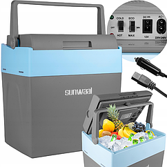 Автохолодильник MalTec 30л 12В/230В сірий (Польща)