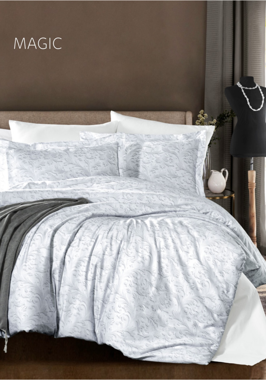 Постільна білизна сатин люкс Issi Home Magic євро розмір, фото 1