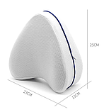 Ортопедична подушка для ніг Contour Leg Pillow гіпоалергенна подушка з пам'яттю, фото 3