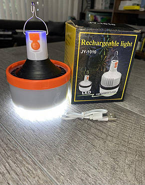 Акумуляторна кемпінгова LED-лампа JY-1010 з гачком, фото 5