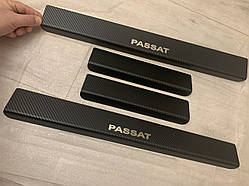 Накладки на пороги Volkswagen PASSAT B7 USA американець (Carbon)