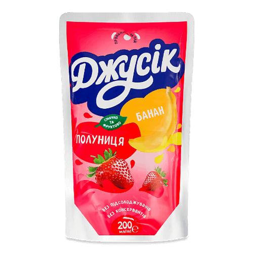 Сік полуниця-банан 200мл ,Джусік, фото 1