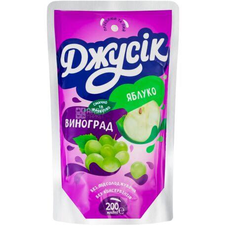 Сік виноград-яблуко 200 мл ,Джусік, фото 1