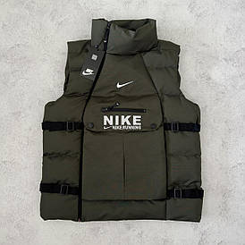 Чоловіча жилетка спортивна повсякденна стильна безрукавка без капюшона молодіжна зручна демісезонна