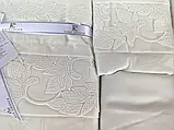 Постільна білизна Frist choice Vip April krem сатин євро розмір, фото 2