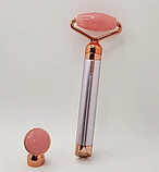 Електричний ролик масажер для обличчя Flawless Facial Roller Massager, фото 6