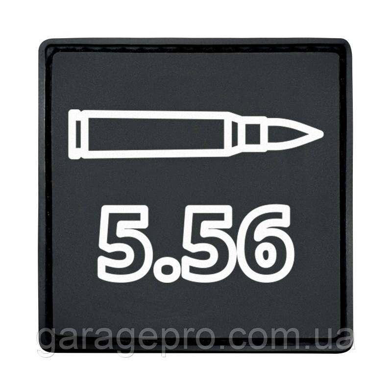 Патч ПВХ на липучці "Патрони 5.56" (45 х 45мм)