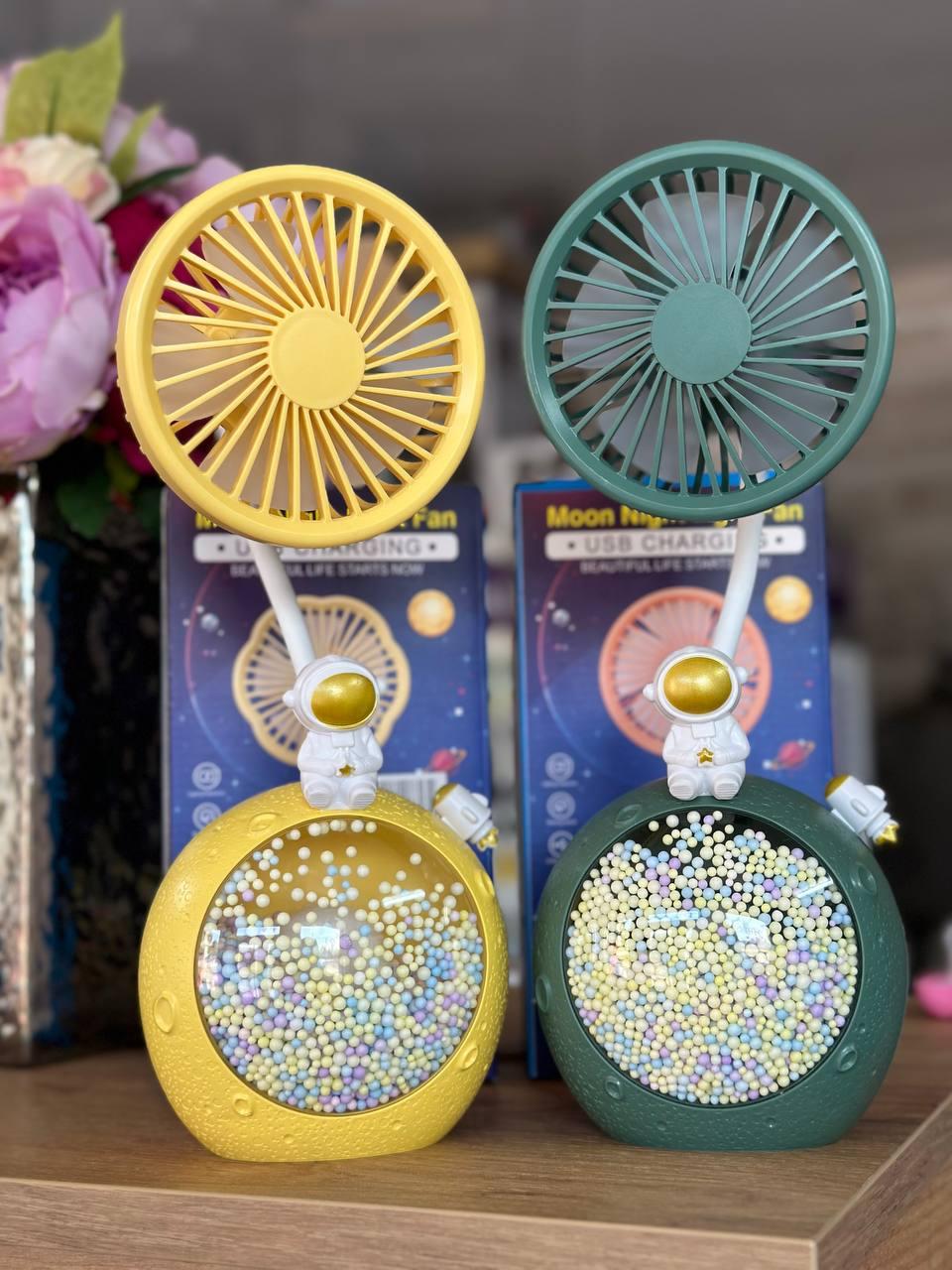 Портативний вентилятор-нічник Mini Fan HD-6604 USB 1000 mAh