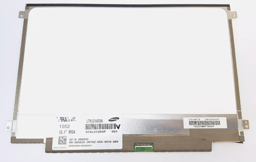 Матриця для ноутбука 12,1 LED Slim матова 1280x800 30pin edp роз'єм праворуч внизу вуха з боків Клас А б/у