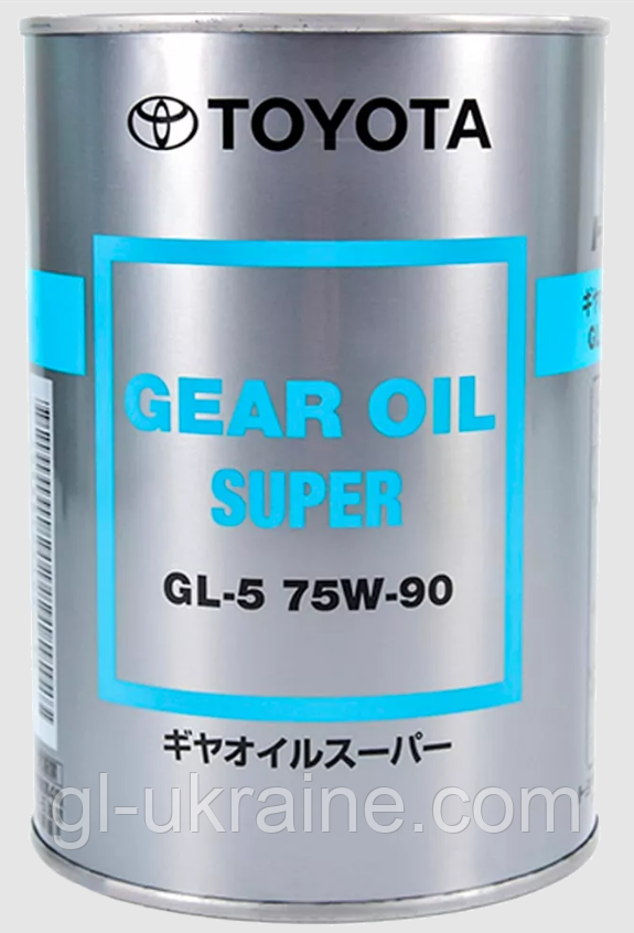 Трансмісійна олива Toyota "Gear Oil Super GL-5 75W-90", 1л (0888502106)
