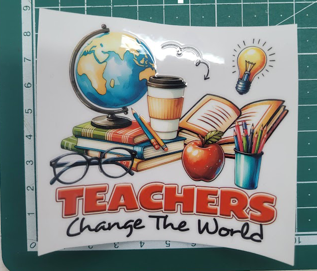 Термоналіпка на скло та тверду поверхню "Teacher", фото 1