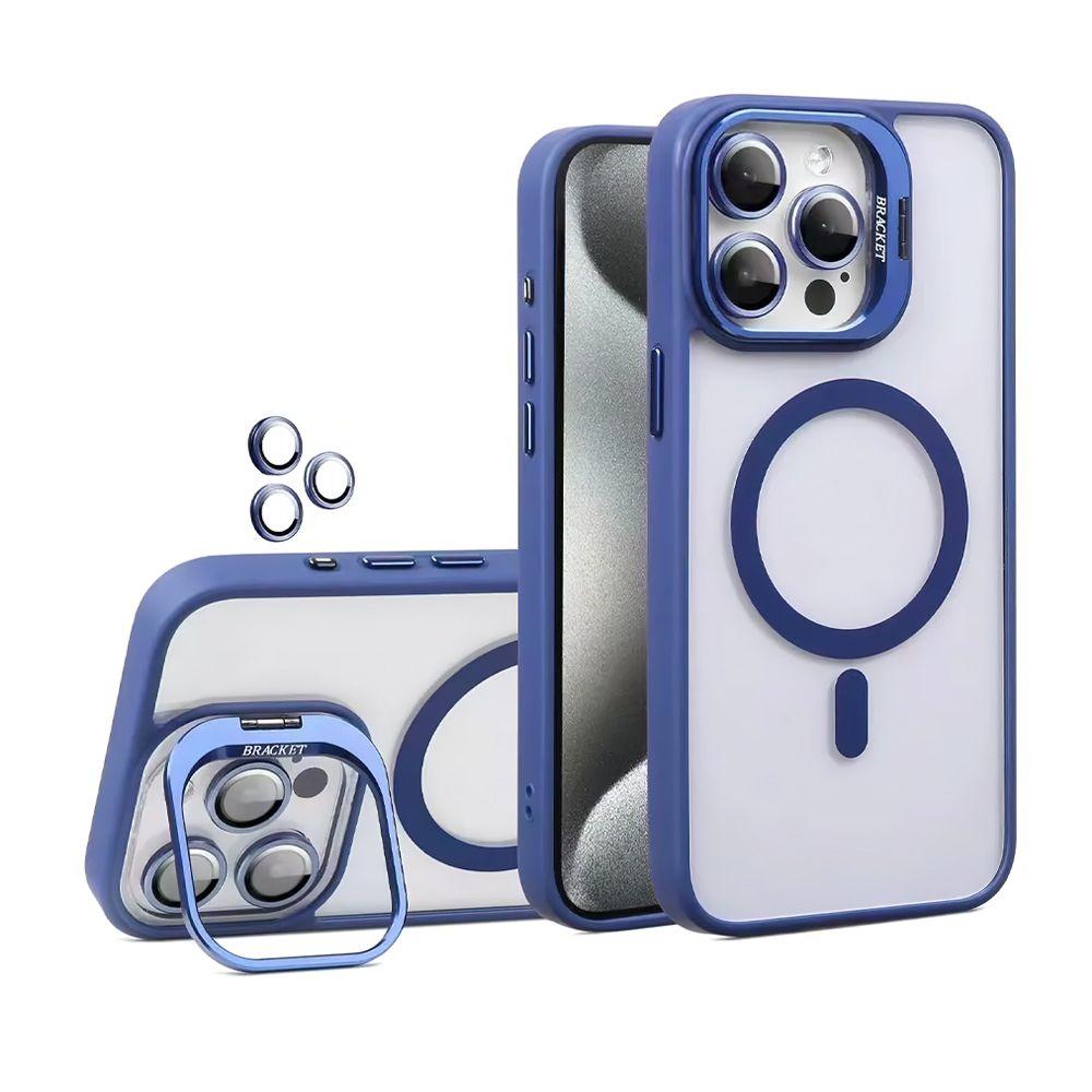 Чохол з підставкою U1 Magsafe Case для Apple iPhone 14 Pro Dark Blue