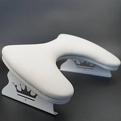 Підлокітник для рук манікюрний Designer Professional похилий, Білий