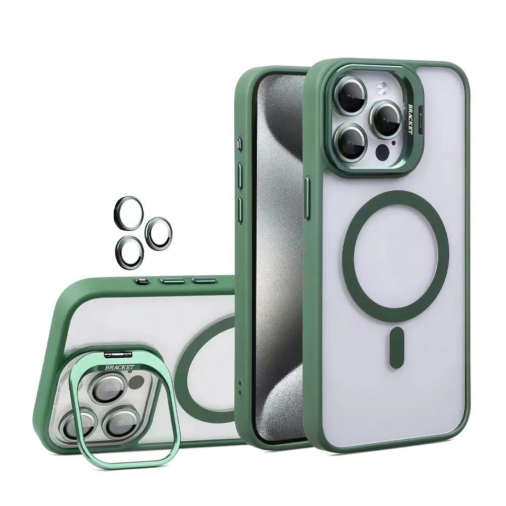 Чохол з підставкою U1 Magsafe Case для Apple iPhone 14 Pro Green