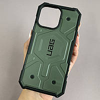 Чохол для Apple iPhone 14 Pro Max UAG з магсейф протиударний чохол на телефон айфон 14 про макс зелений Q8U