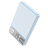 Універсальна Мобільна Батарея Power Bank Hoco Q18 Tourer 22.5W with magnetic 10000mAh Колір Молочно бiлий, фото 7