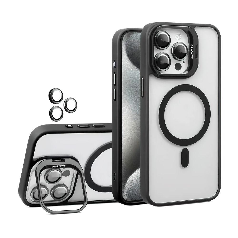 Чохол з підставкою U1 Magsafe Case для Apple iPhone 14 Pro Max Black