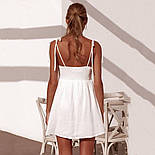 Короткий сарафан з мусліна на бретельках, фото 5