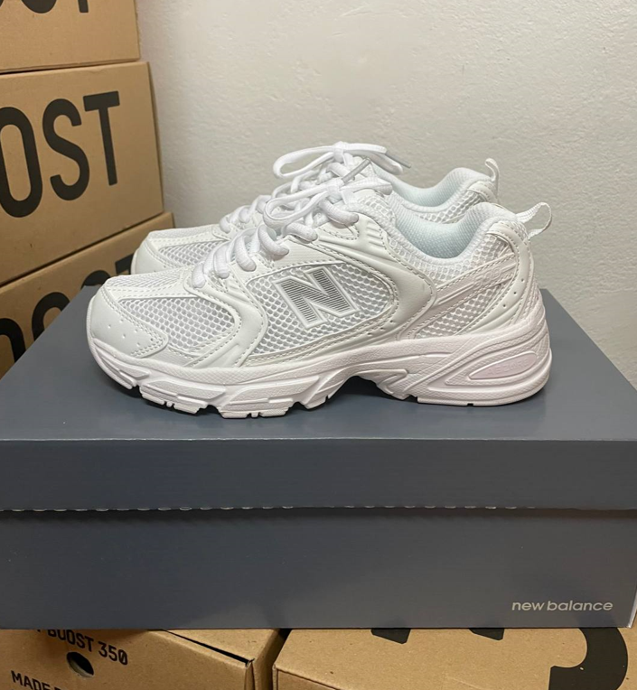 Жіночі кросівки New Balance 530 abzorb White Взуття Нью Беленс білі літні сітка 36 37 38 39 40