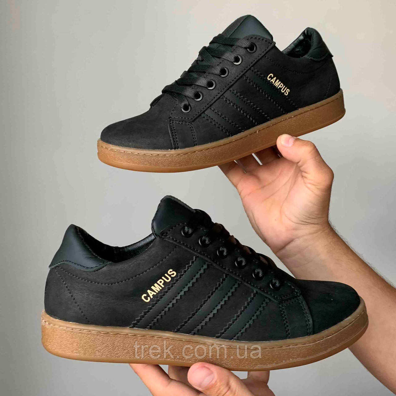 Кросівки шкіряні чорні /23780/ 37р, фото 1